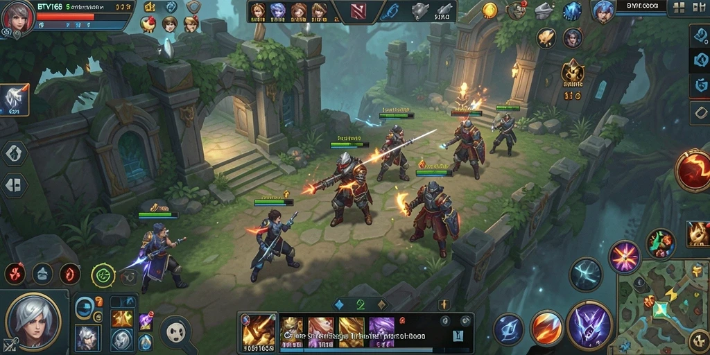Tampilan gameplay SLG yang mengasyikkan dan strategis.