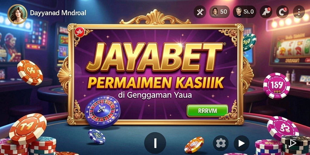 Tampilan menarik dari gameplay Kasino JAYABET.