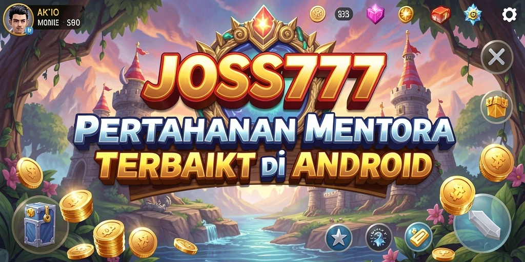 Tangkapan layar JOSS777 menampilkan aksi seru dari gameplay Tower Defense.