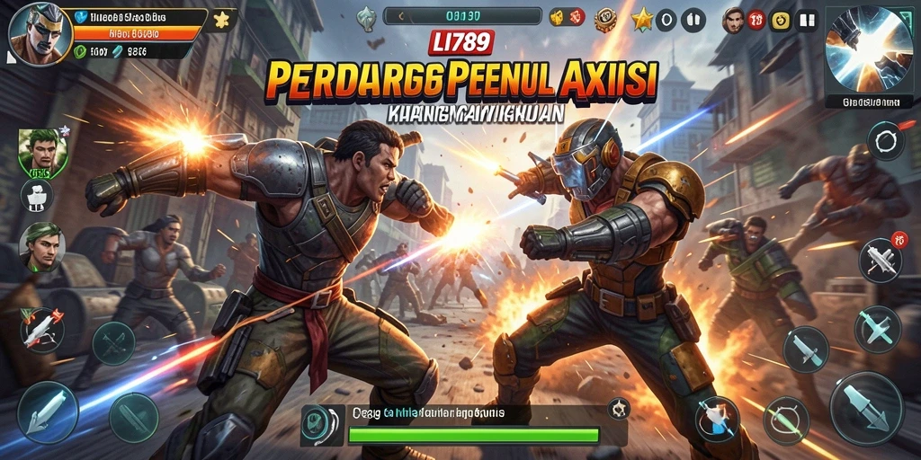 Tampilan gameplay saat beraksi di arena pertarungan LI789.