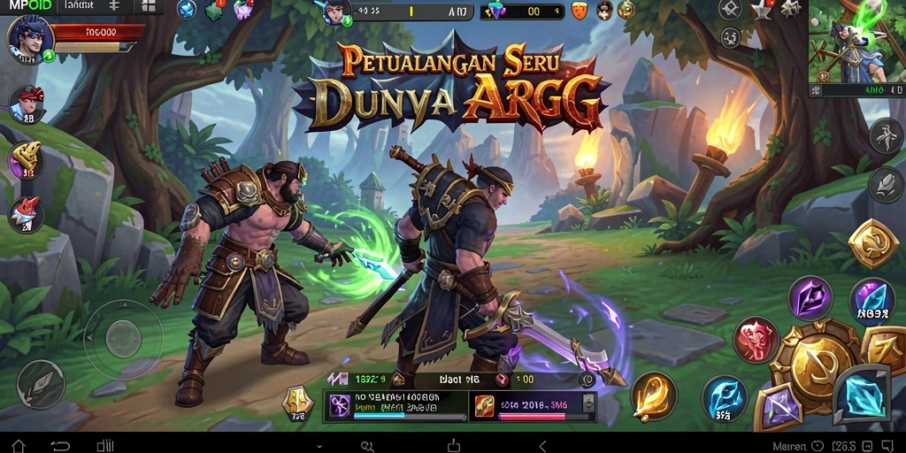 Screenshot MPOID menampilkan aksi seru dalam pertempuran ARPG yang mendebarkan.