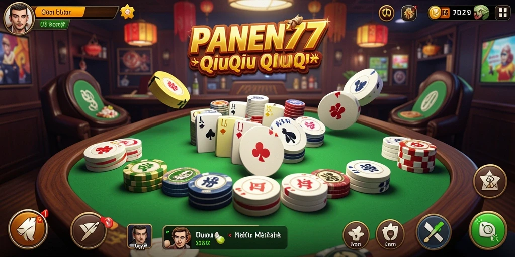 Tampilan screenshot dari gameplay seru QiuQiu di PANEN77.