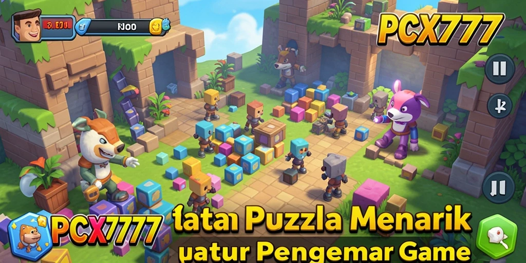 Tampilan gameplay PCX777 yang menantang dan menghibur.