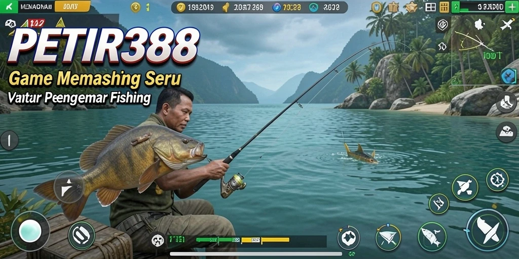 Tampilan screenshot <strong>PETIR388</strong> yang menunjukkan aksi memancing yang mendebarkan.