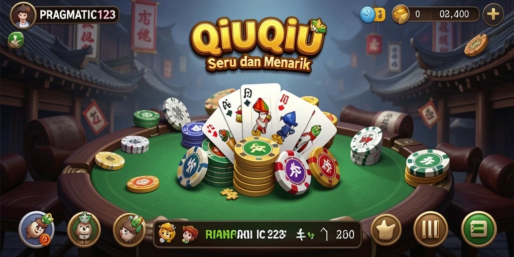 Screenshot gameplay QiuQiu PRAGMATIC123 yang menampilkan momen seru.