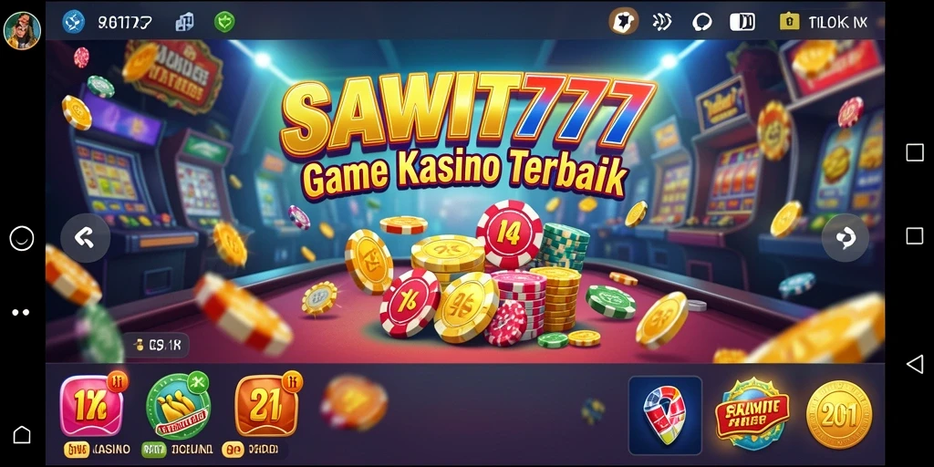 Tampilan gameplay Kasino yang mengasyikkan di SAWIT777.