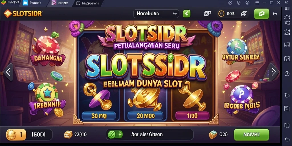 Screenshot SLOTSIDR menampilkan gameplay petualangan penuh aksi.