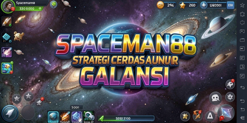 Tampilan menarik SPACEMAN88 dengan aksi strategi luar angkasa.
